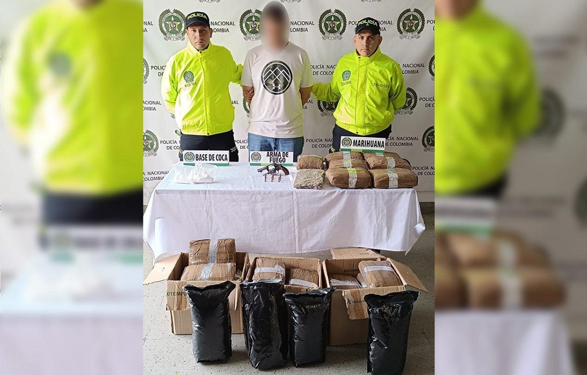 Capturados por tráfico de estupefacientes en el Valle de Aburrá
