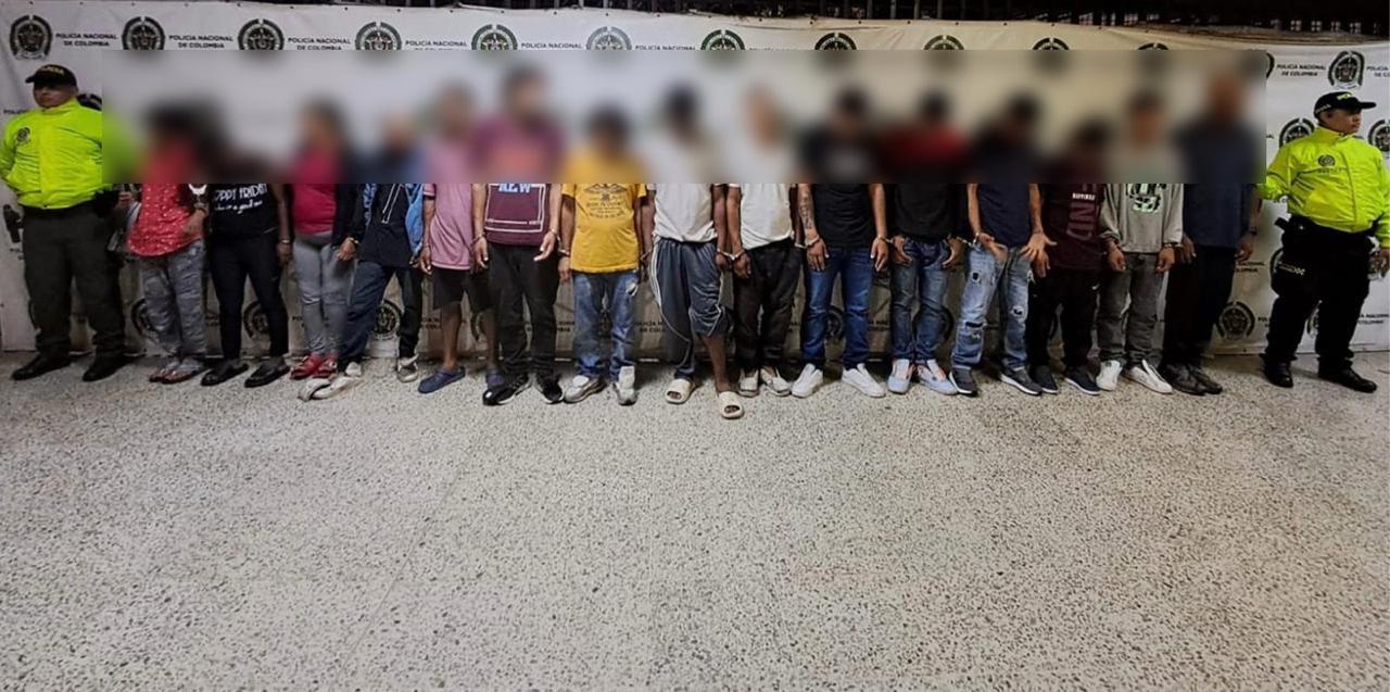 Capturados por tráfico de estupefacientes en el Valle de Aburrá