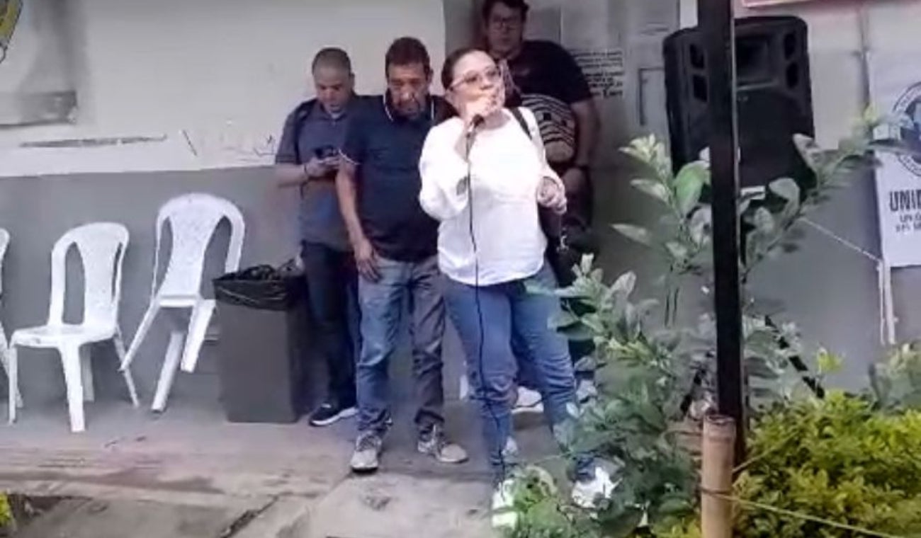 Manifestación en la oficina de Mintrabajo en Medellín