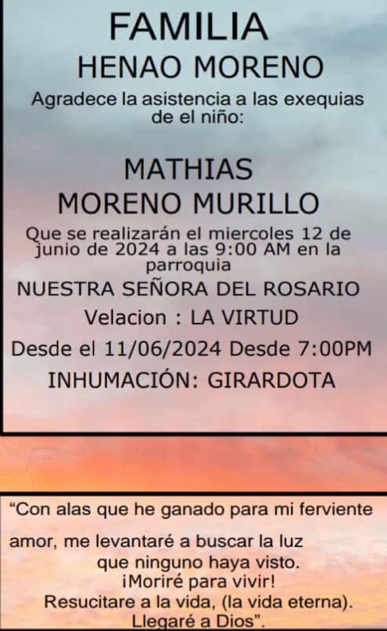 Tragedia en Girardota: Niño de 5 años murió ahogado en una piscina