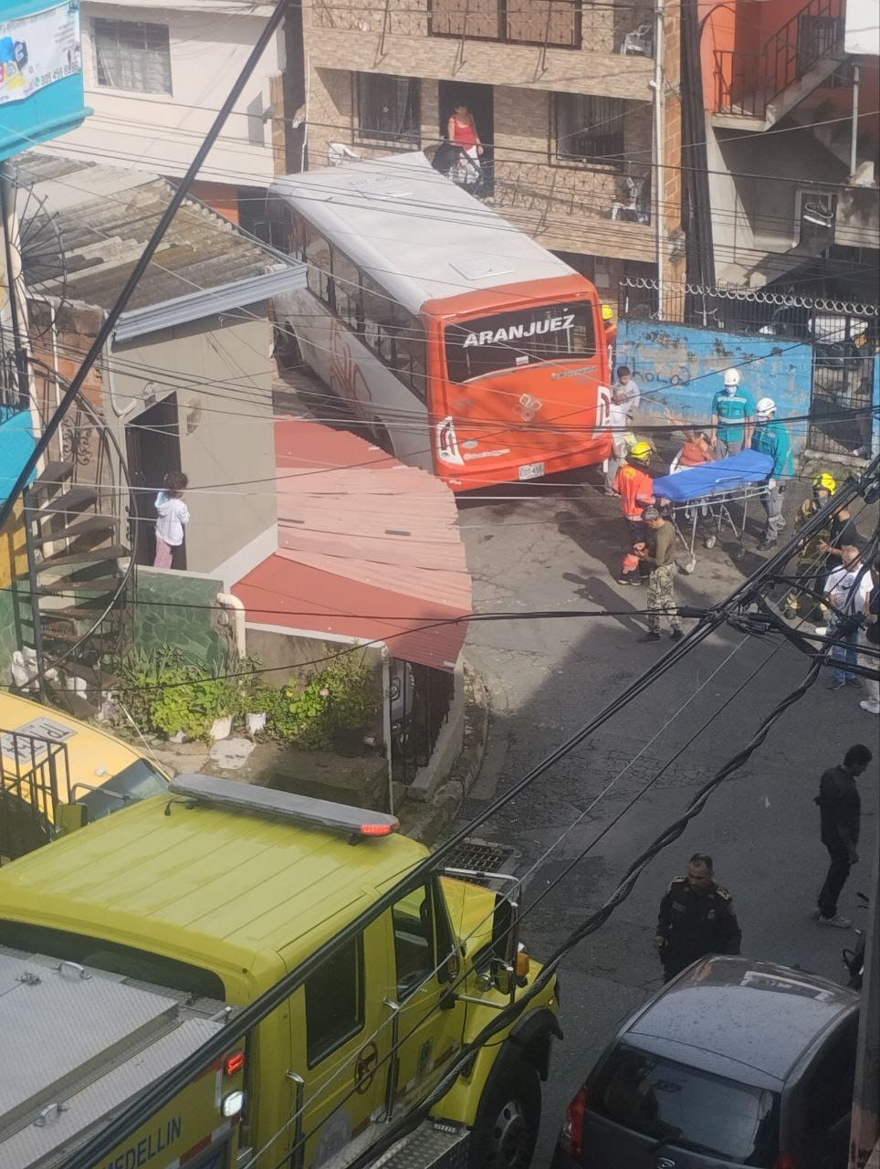Accidente Santa Cruz, Medellín 15 de junio