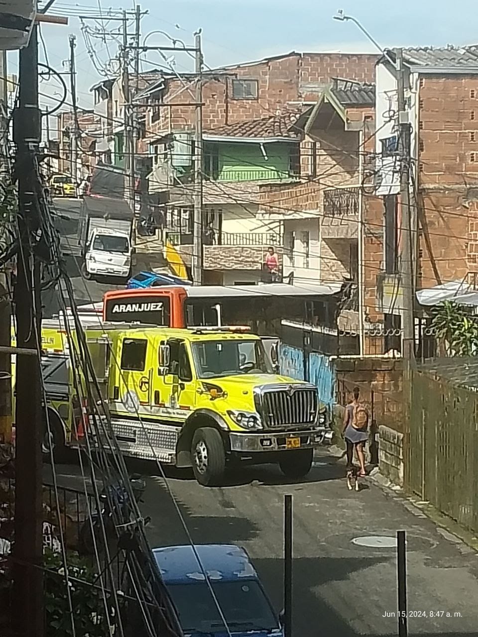 Accidente Santa Cruz, Medellín 15 de junio