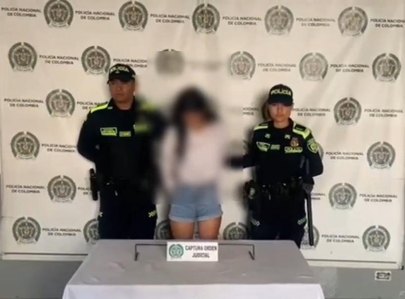 Mujer capturada por homicidio en Medellín Junio 20 de 2024