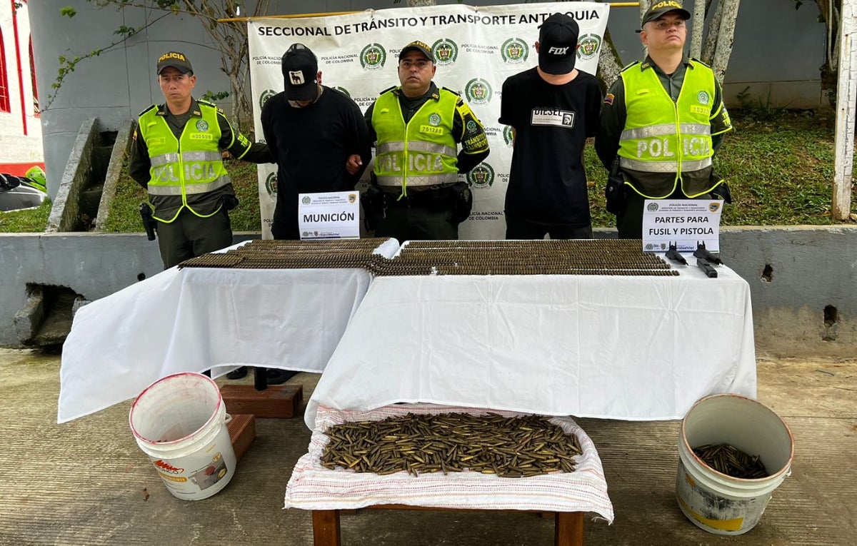 Capturas en vías de Antioquia junio 24 2024