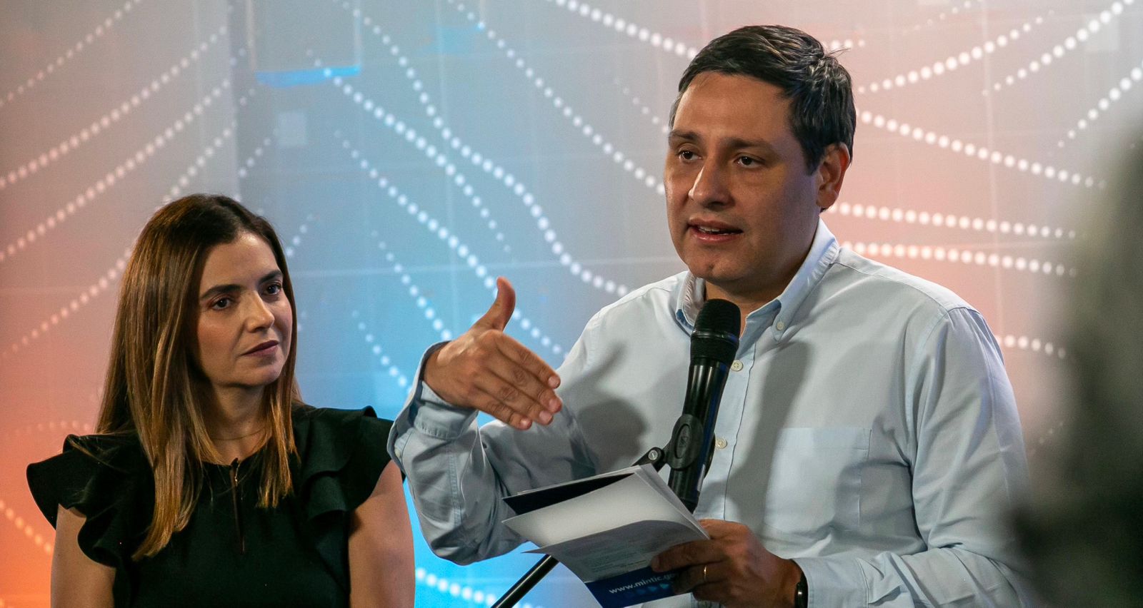 Visita del ministro Lizcano a Medellín