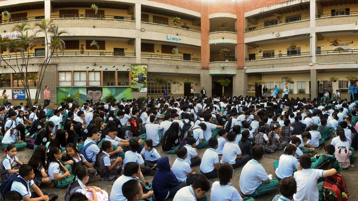 Estudiantes en Medellín
