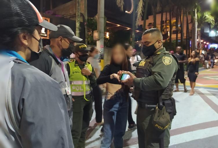 Referencia de operativos de la policía en Medellín