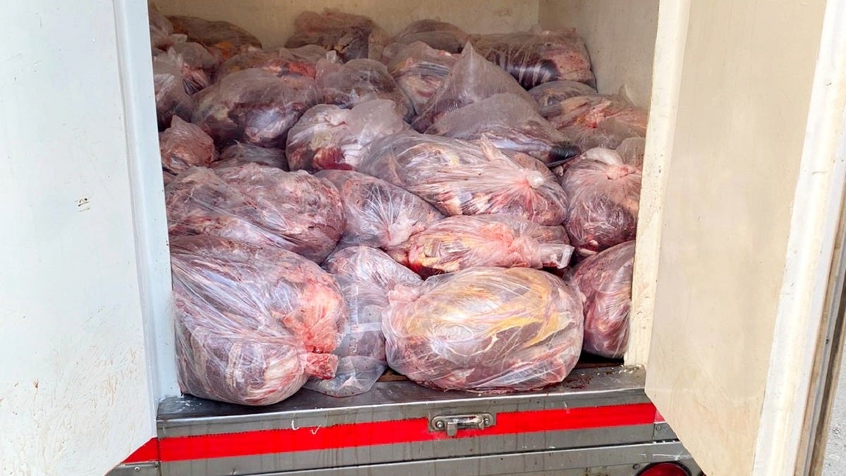 Incautación de carne en Donmatías, Antioquia