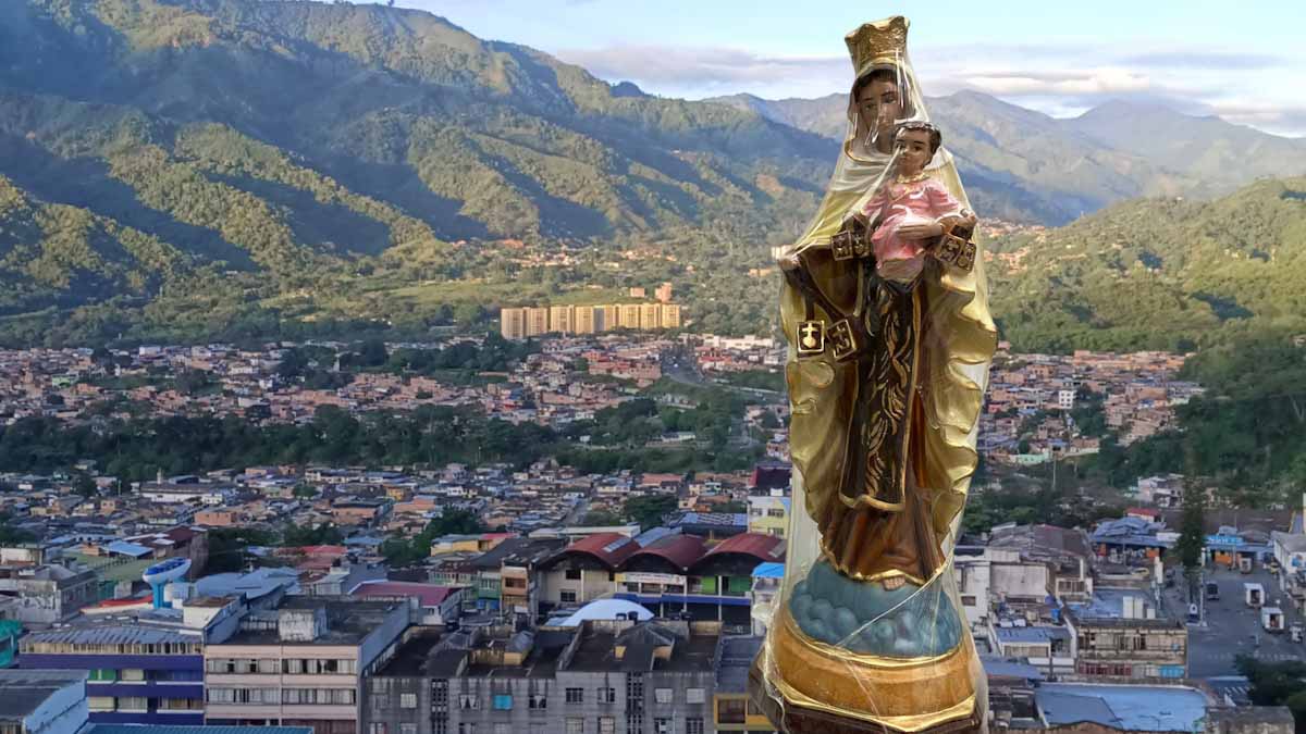 virgen del Carmen representación