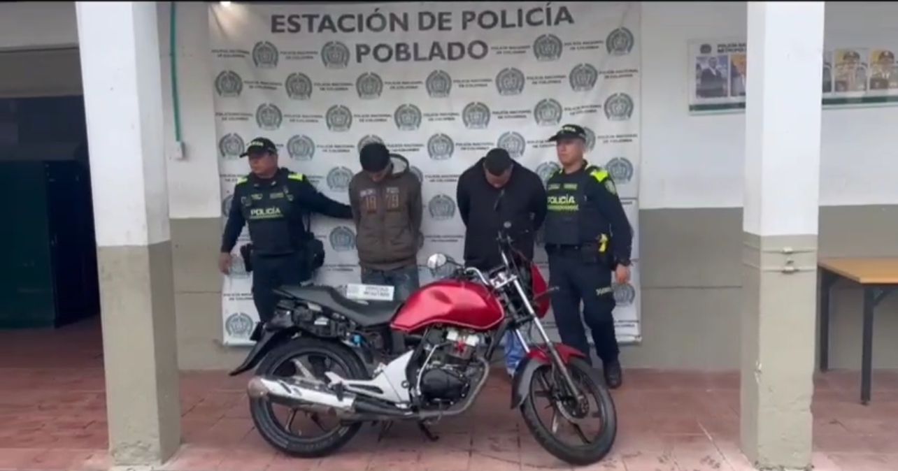 Capturados ladrones de turista en Medellín Jul6 2024
