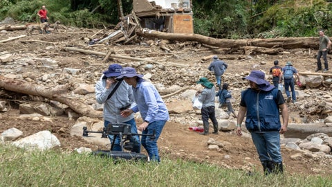 Se mantiene monitoreo de la quebrada La Tigra en Venecia, tras avalancha