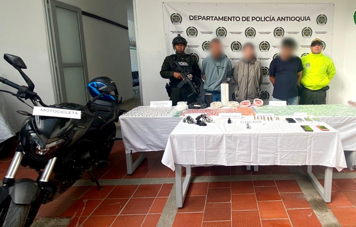 Megaoperativo en Sonsón dejó cuatro capturas de "El Mesa" y arsenal de guerra incautado