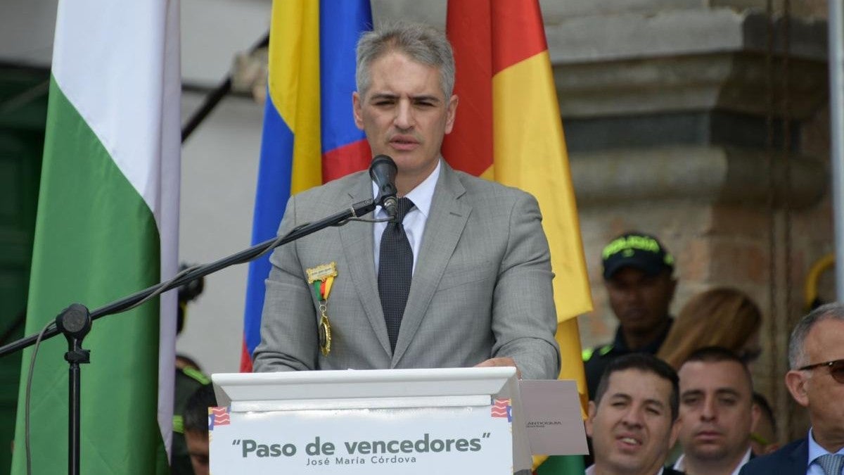 gobernador Andrés Julián Rendón, Día de Independencia