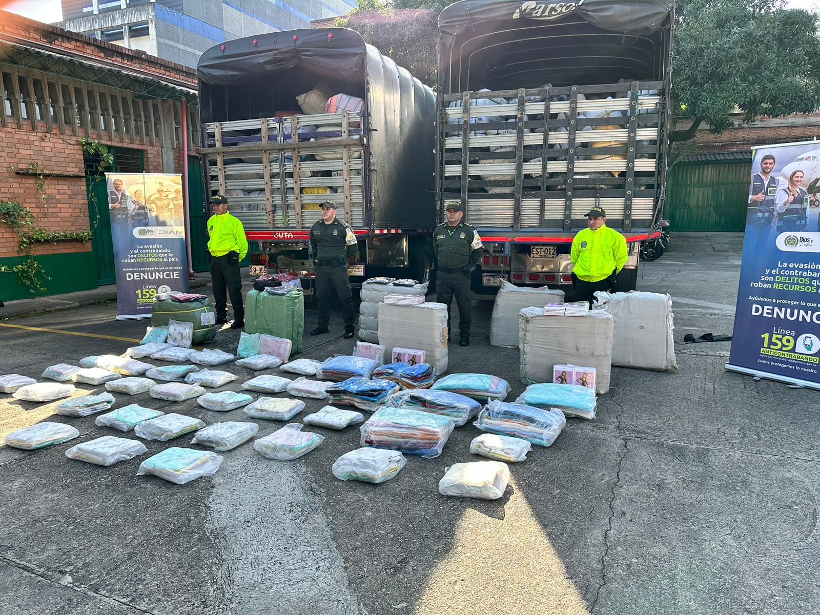 ¡Cayeron 70.000 prendas ilegales! un duro golpe al mercado negro del Valle de Aburrá