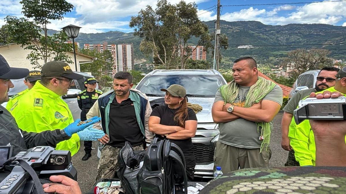 Capturados disidentes en carros oficiales de la UNP en Antioquia