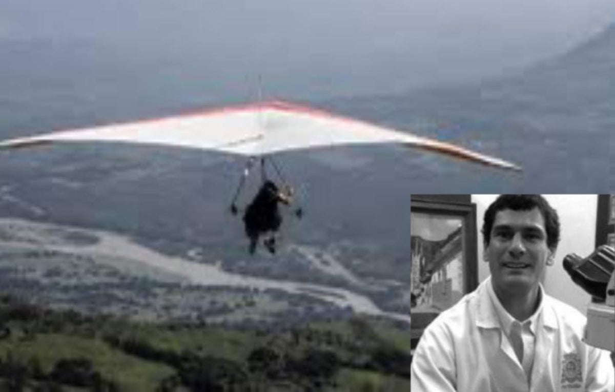 Murió reconocido médico de la UDA practicando parapente en Barbosa, Antioquia