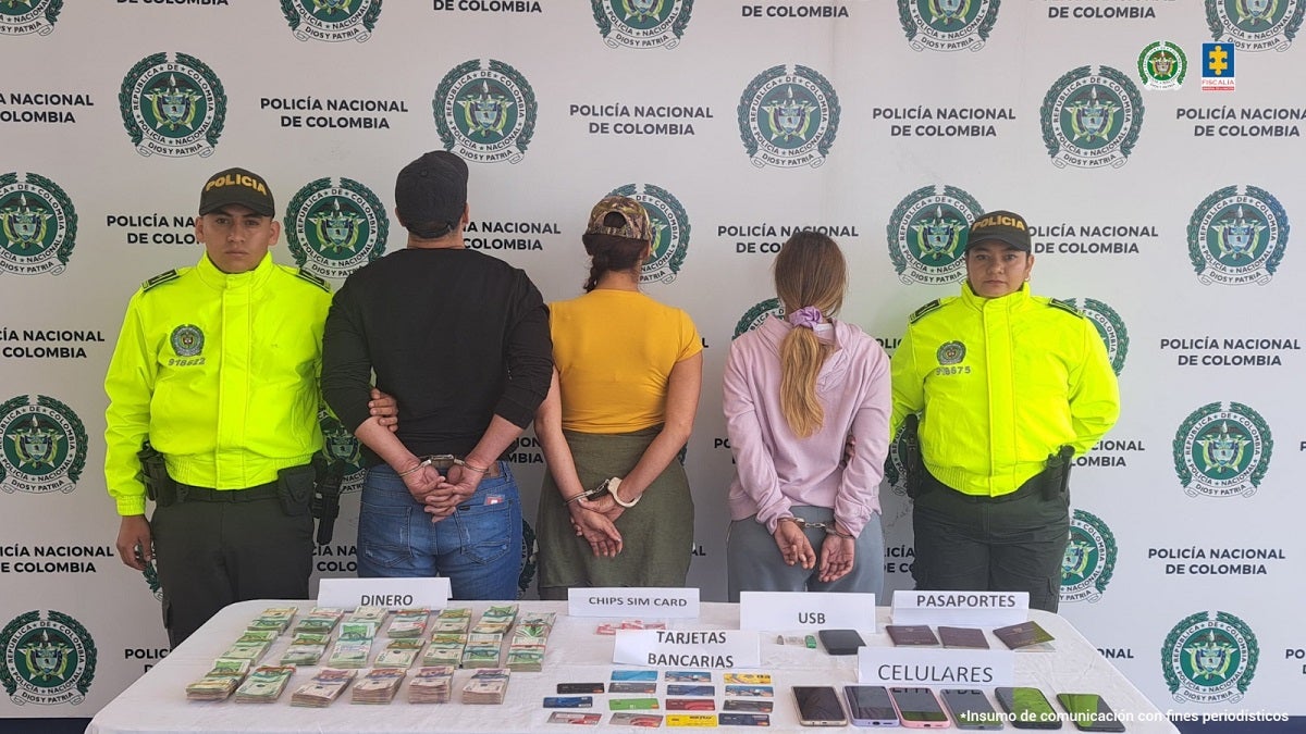 Asegurados por hurto de criptomonedas en Medellín