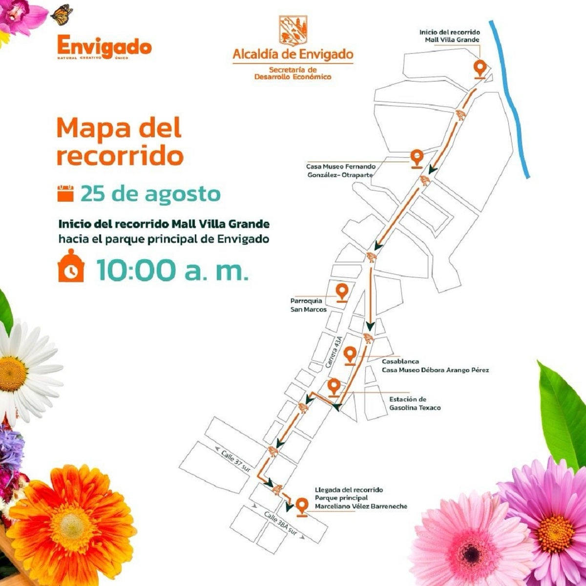 Más de 70 silleteros desfilarán en Envigado durante la Muestra Silletera