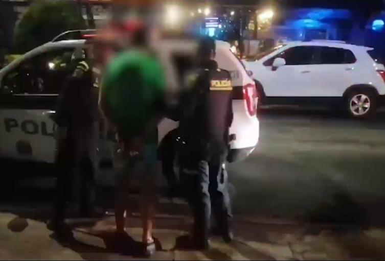 Recapturan extranjero