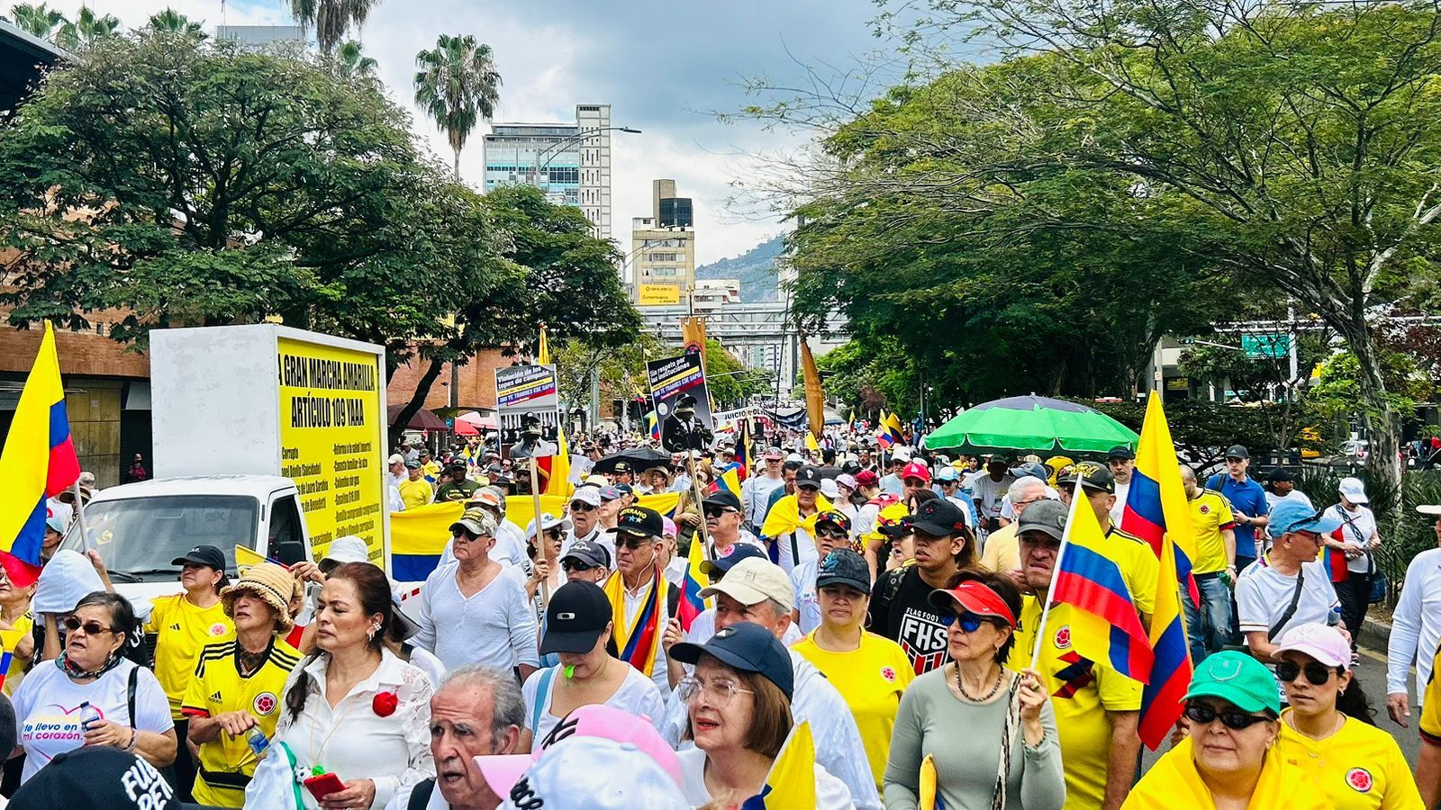 Marchas en Medellín