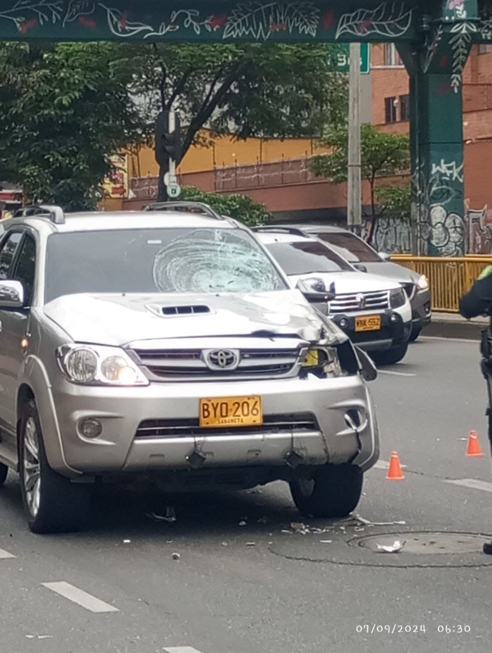 Accidente de tránsito en Medellín donde murió ciclista