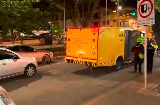 Hurto a carro de valores en Medellín