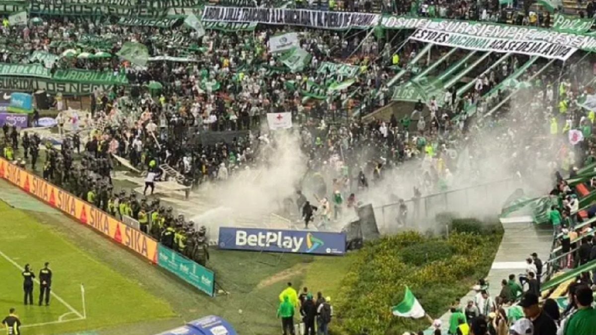 Disturbios Estadio Atanasio Girardot