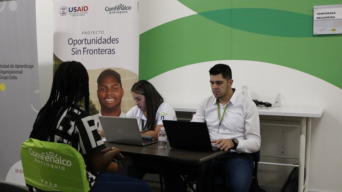 Jornada de empleo en Medellín