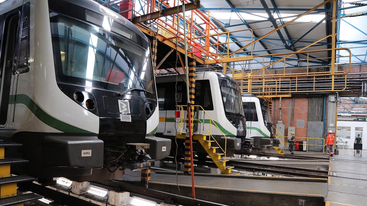 Mantenimiento en el Metro de Medellín