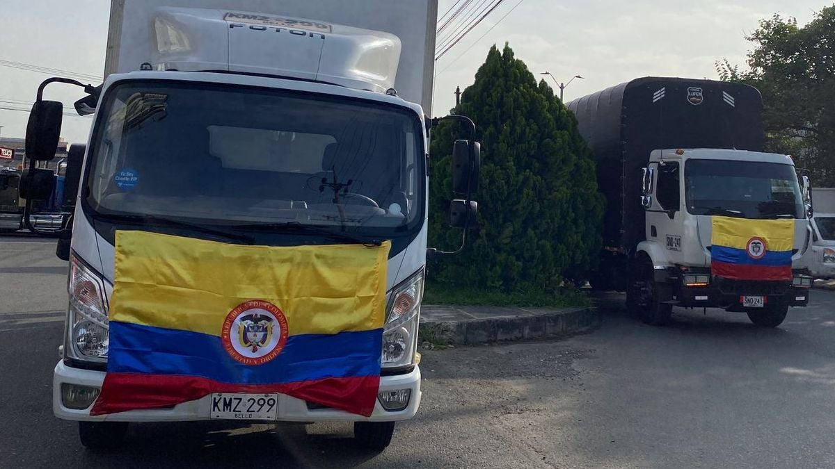 Protesta de Transportadores 2024 - Antioquia