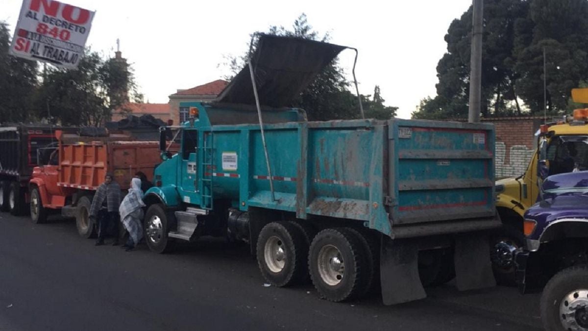 Protestas volqueteros - 2024
