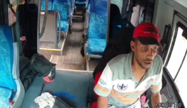 [Video] Atraco al estilo Hollywood: Ladrón roba bus en Yarumal y escapa con $2 millones