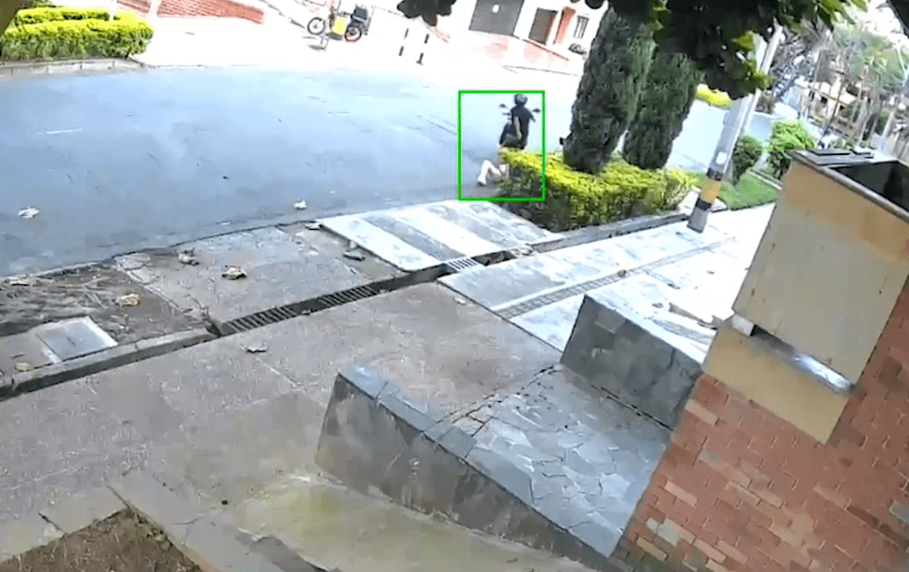 Victima de hurto en en barrio Laureles de Medellín