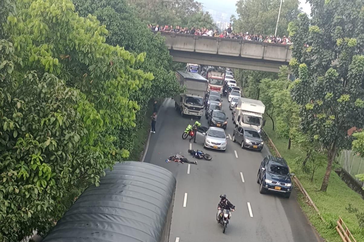 Accidente de tránsito en Medellín
