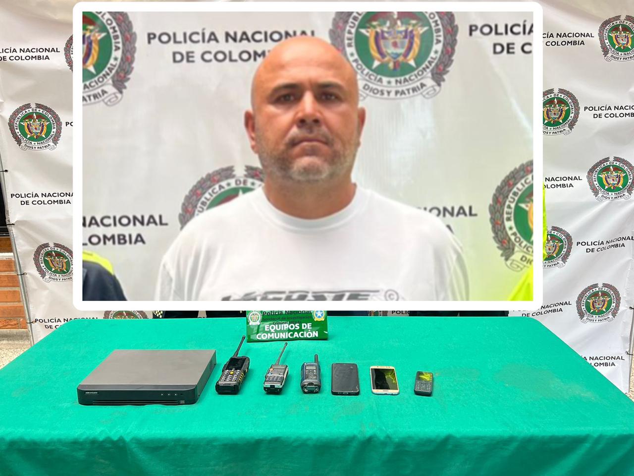 Captura de cabecilla de la banda Pachelly