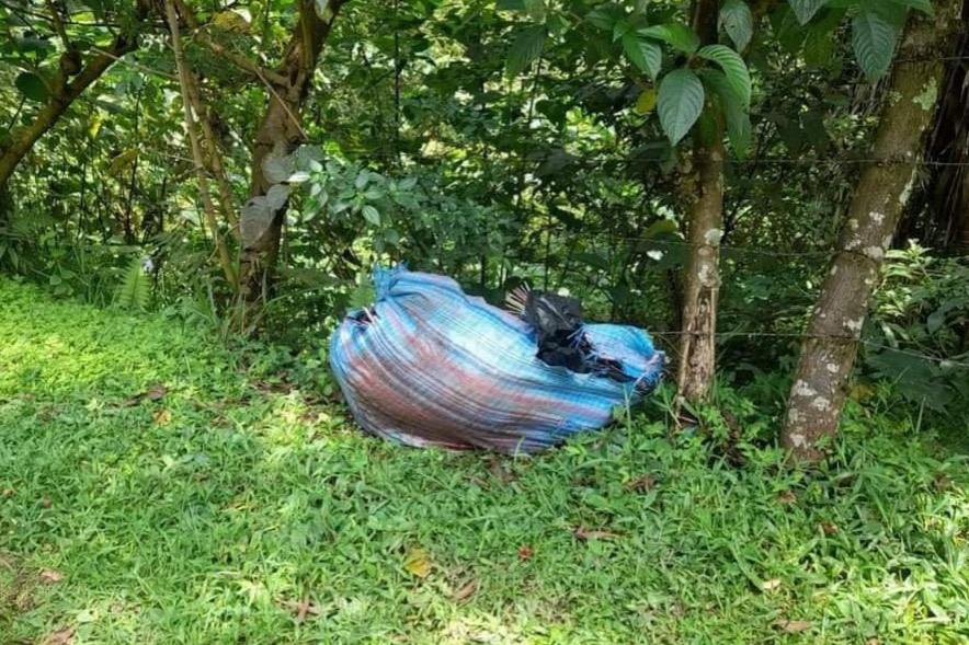 Cadáver en el corregimiento de Santa Elena