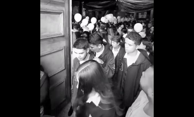 Multitudinario adiós a Miguel Ángel, estudiante de 11° asesinado por sicarios en Sonsón