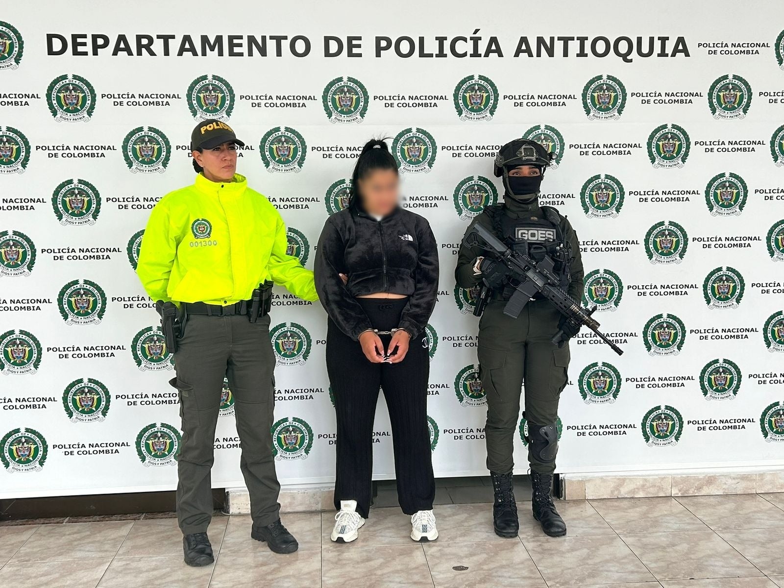 Presentación capturados por masacre en Rionegro