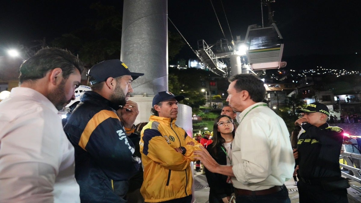 Inspección técnica falla Metrocable línea K