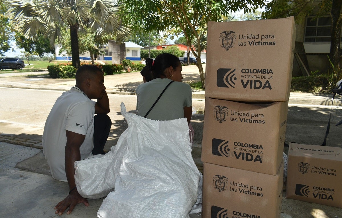 Llegan ayudas a desplazados y confinados en zonas más afectadas por violencia en Antioquia