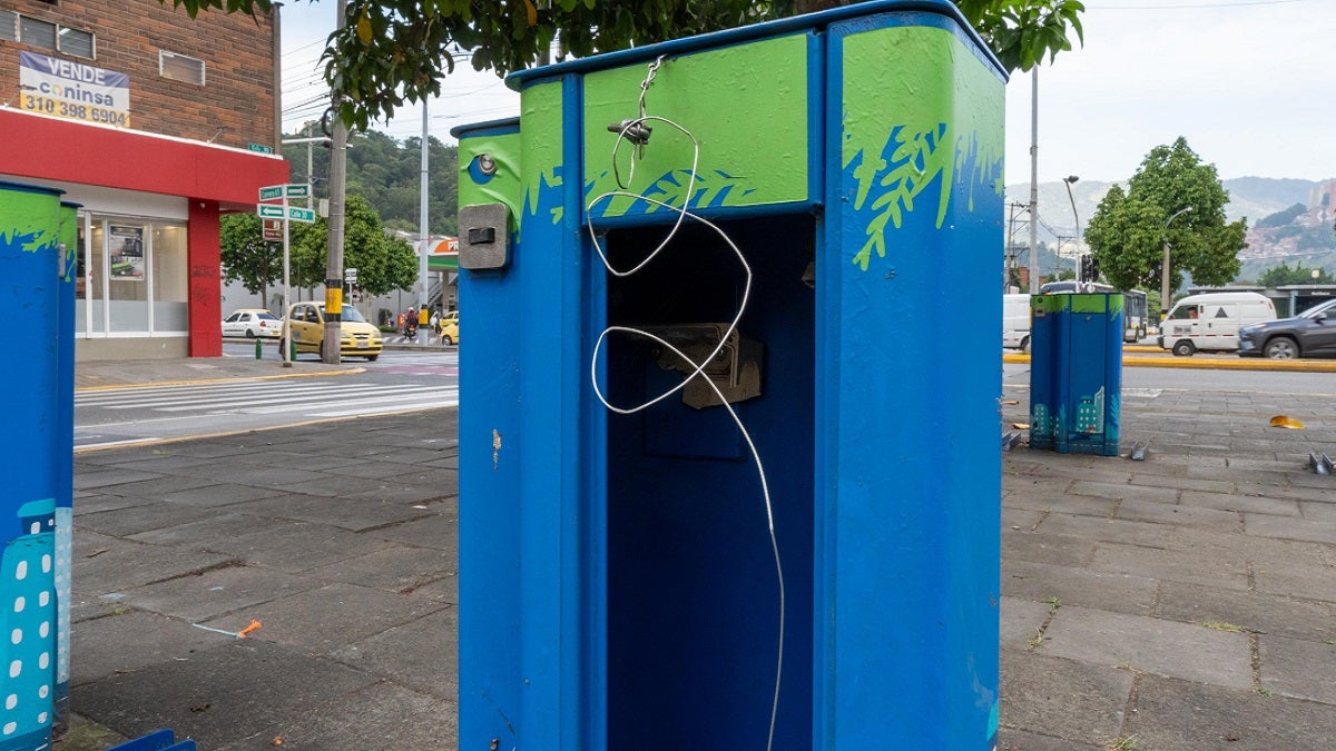 Estación Nutibara de EnCicla en Medellín