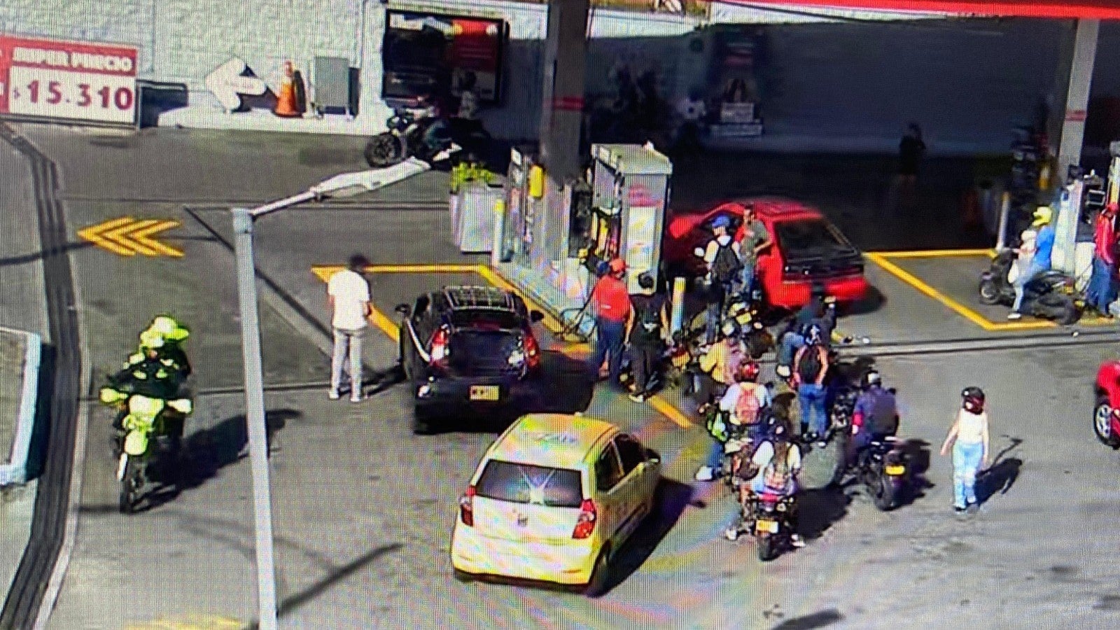 Estaciones de gasolina seguridad en Medellín