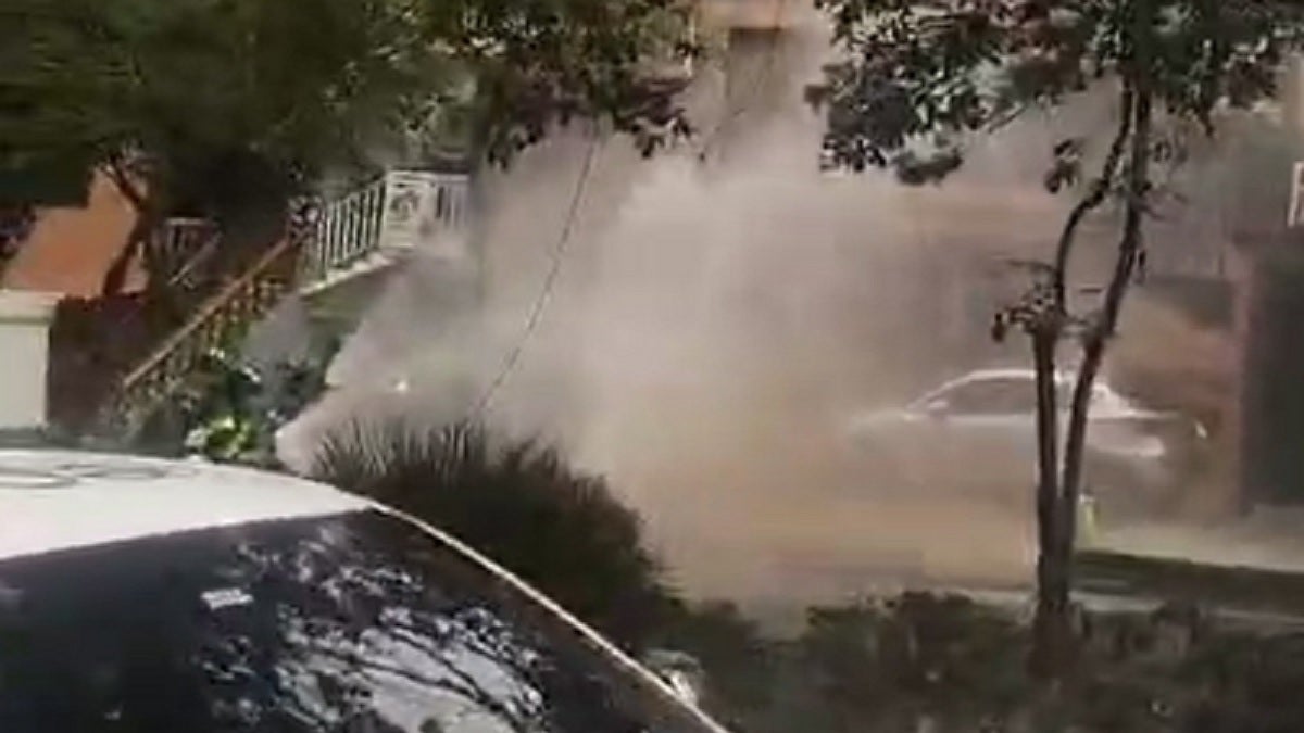 Fuga de gas en Bello