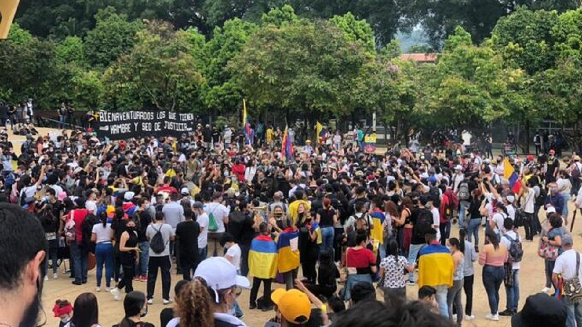 Foto ilustrativa. Marchas en Medellín