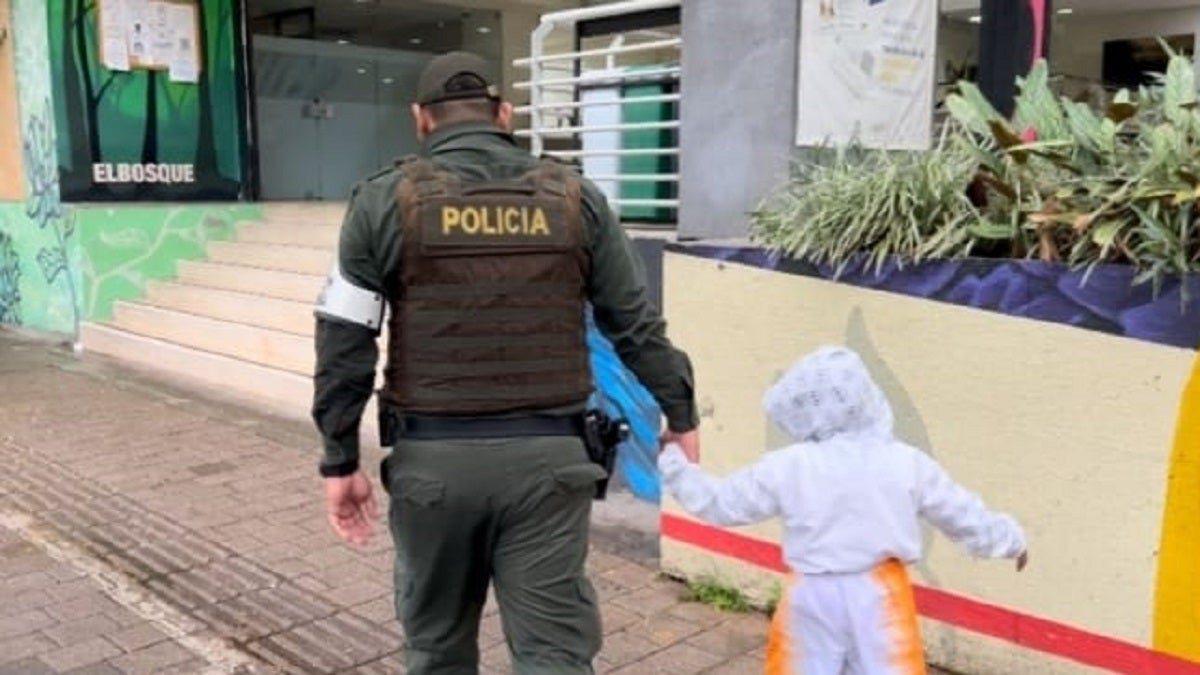 Rescatado niño de 5 años en estado de abandono en Medellín