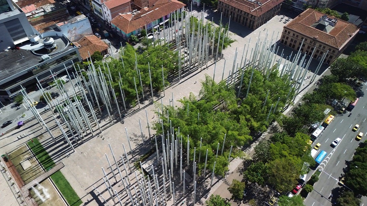 Parque de las Luces en Medellín