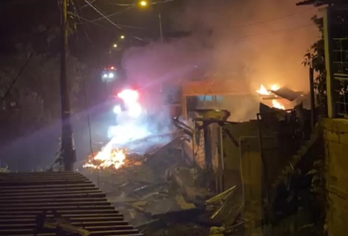 Explosión de polvorería en el municipio de Caldas