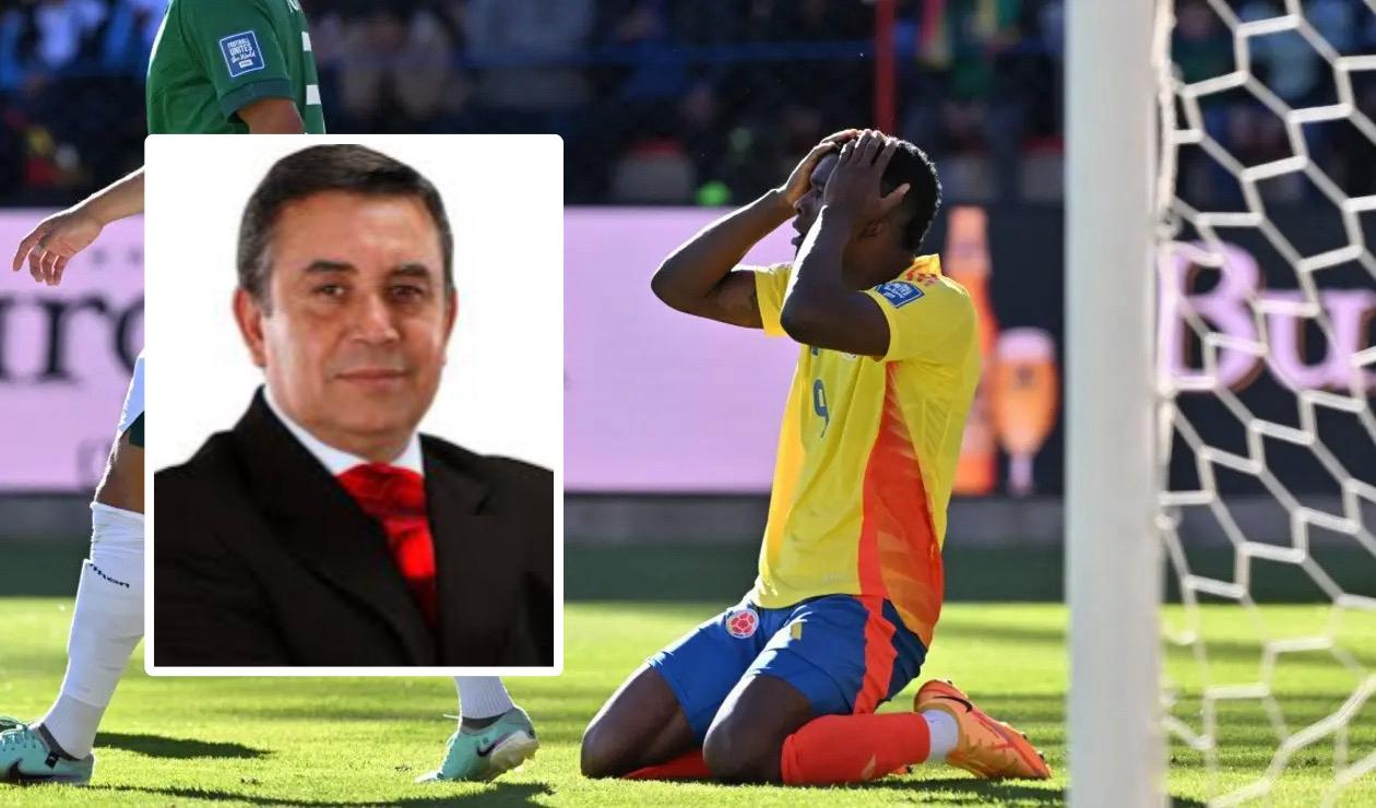 Periodista boliviano Vs Selección Colombia