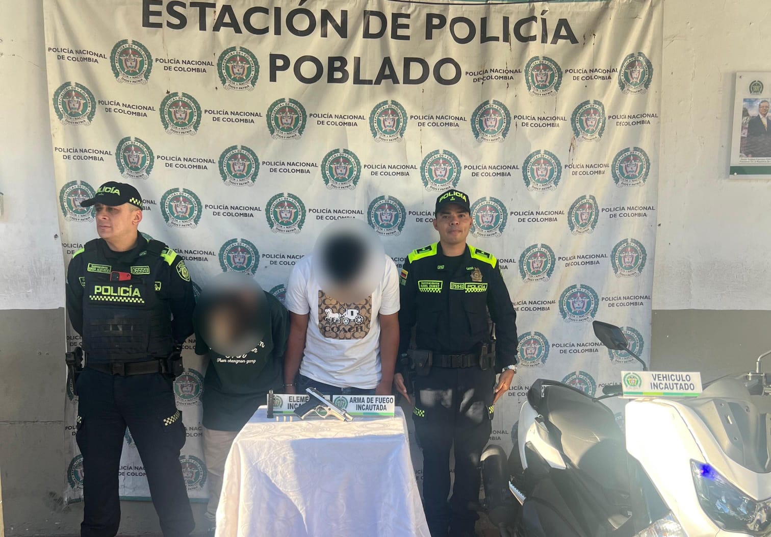 Frustraron un intento de robo en El Poblado: Una pareja armada fue capturada