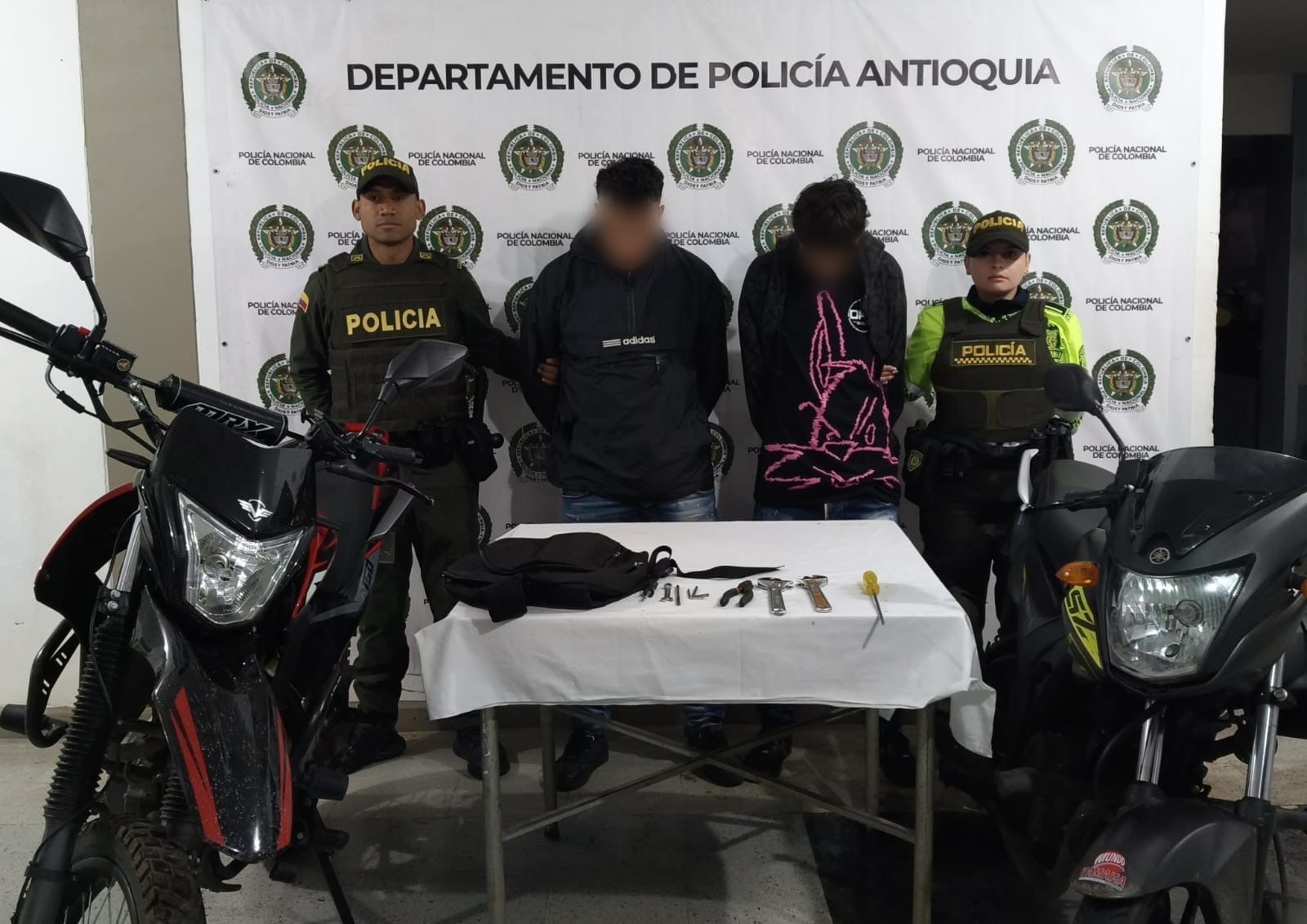 Cayeron ladrones de seis motos en menos de una semana en Rionegro